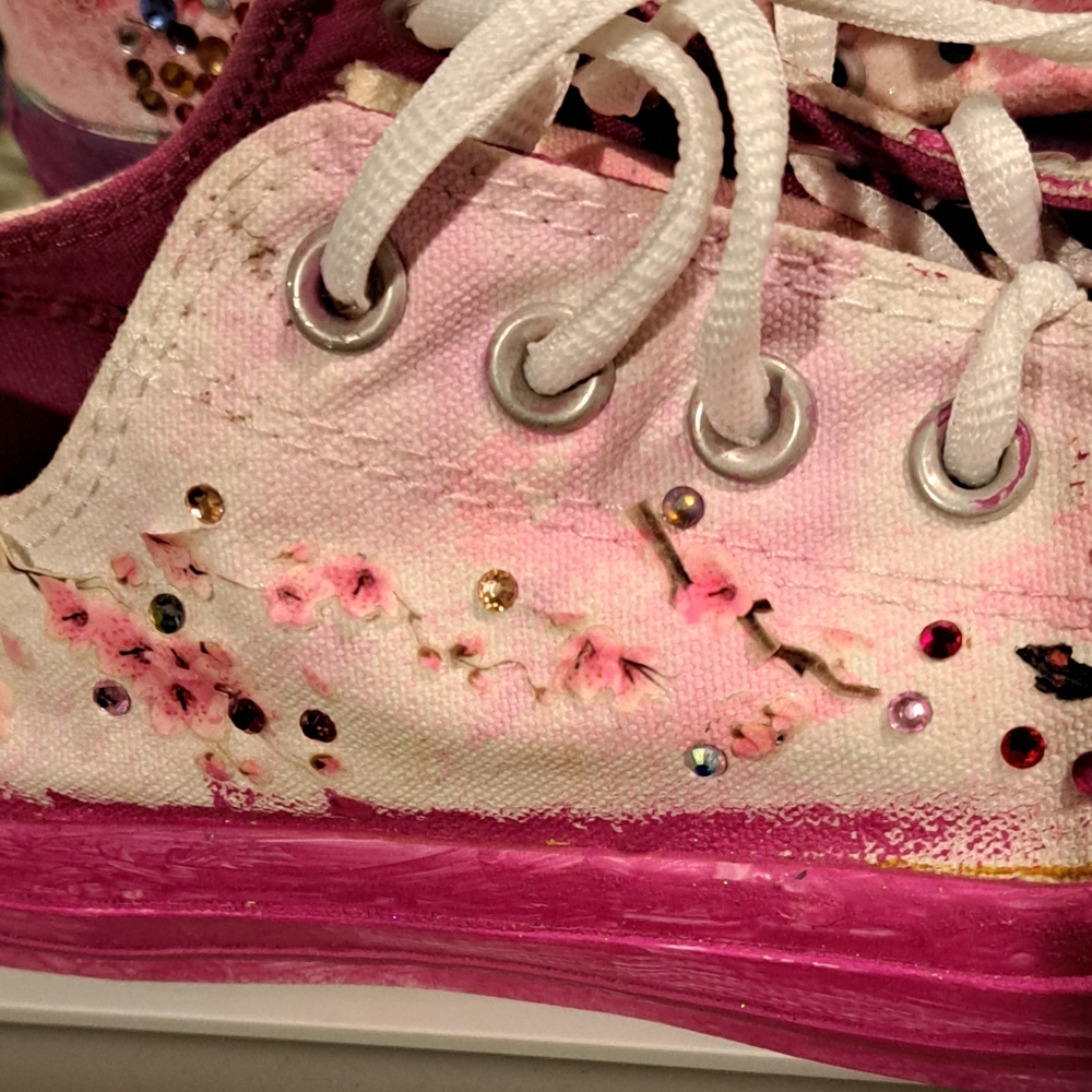 Converse All Star upcycled sneakers. - Picture 12 of 16